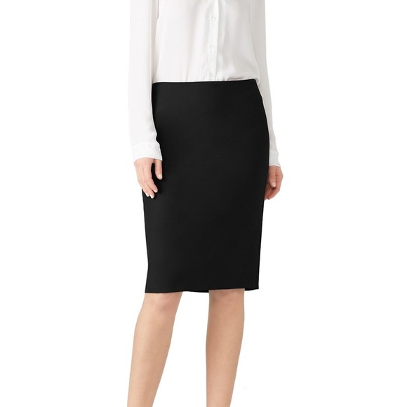Theory Classic Black 100% Wool Pencil Skirt – Size 4 - Picture 1 of 8